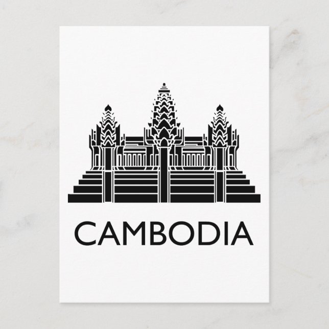 Carte Postale Cambodge Angkor Vat (Devant)