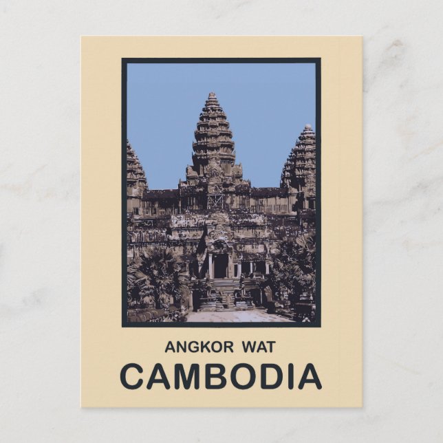 Carte Postale Cambodge Angkor Vat (Devant)