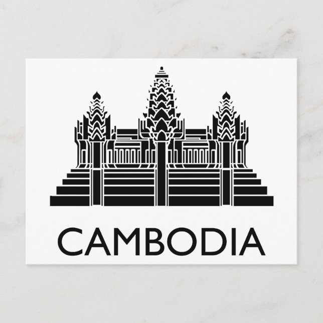 Carte Postale Cambodge Angkor Vat (Devant)