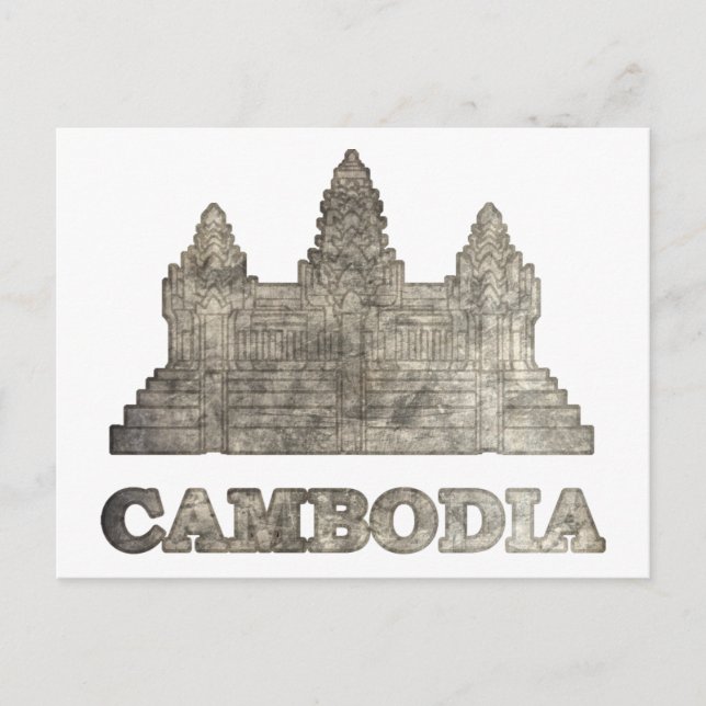 Carte Postale Cambodge vintage (Devant)