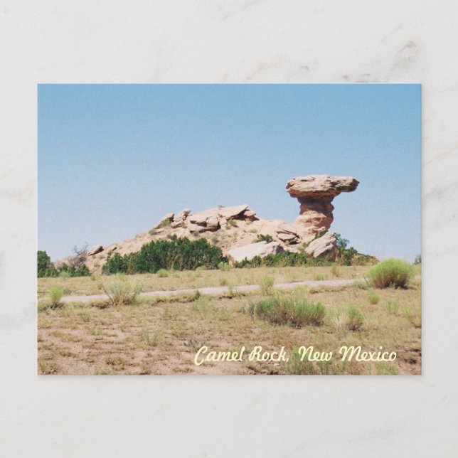 Carte Postale Camel Rock, Nouveau-Mexique (Devant)
