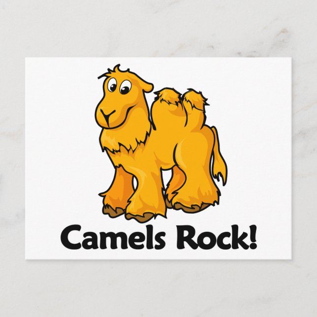 Carte Postale Camels Rock ! (Devant)