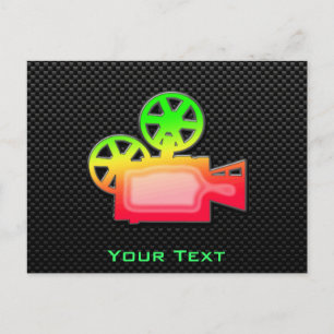 Carte Postale Caméra de cinéma élégante