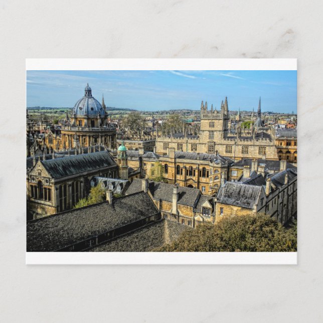 Carte Postale Caméra Radcliffe et bibliothèque Bodleian Oxford (Devant)