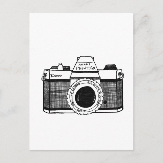 Carte Postale Caméra vintage (Devant)