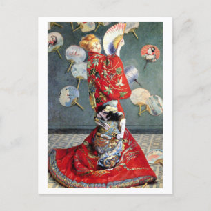 Carte Postale Camille Monet En Costume Japonais