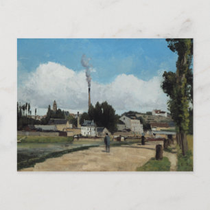 Carte Postale Camille Pissarro - Bancs de l'Oise à Pontoise