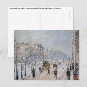 Carte Postale Camille Pissarro - Boulevards extérieurs, Effet de