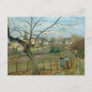 Carte Postale Camille Pissarro   La clôture, 1872 (huile sur toi