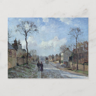 Carte Postale Camille Pissarro   La Route de Louveciennes, 1872