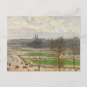 Carte Postale Camille Pissarro - Le Jardin des Tuileries