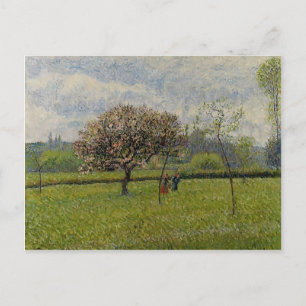 Carte Postale Camille Pissarro - Pommiers à fleurs à Eragny