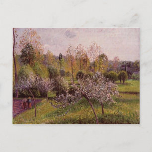 Carte Postale Camille Pissarro - Pommiers à fleurs, Eragny