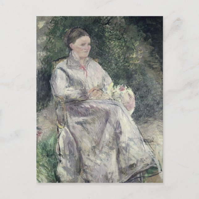 Carte Postale Camille Pissarro | Portrait de Julie Velay, Femme  (Devant)
