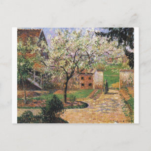 Carte Postale Camille Pissarro - Prunier en fleurs 1894 Eragny