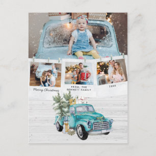 Carte Postale Camion agricole rustique Collage photo en espagn