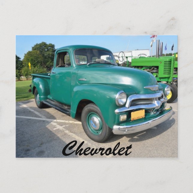 Carte Postale Camion Chevrolet vintage (Devant)