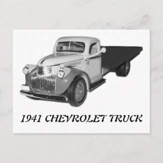 Carte Postale CAMION DE CHEVROLET 1941 1942 Chevy