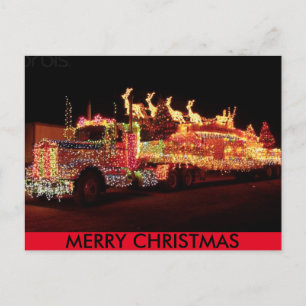 Carte postale Camion de Noël