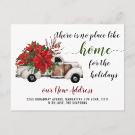 Carte Postale Camion de Noël de la ferme mignonne Faire-part de