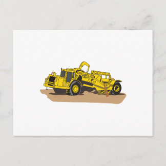 Carte Postale Camion de racleur