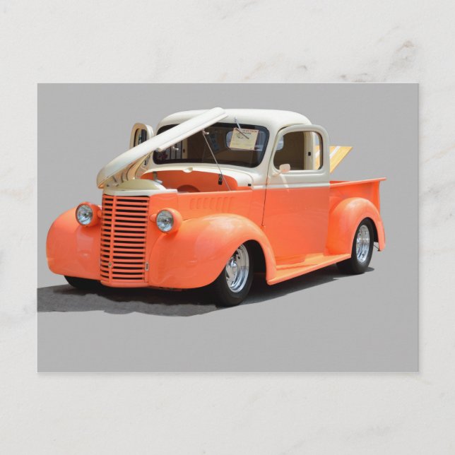 Carte Postale Camion de ramassage 1939 restauré (Devant)