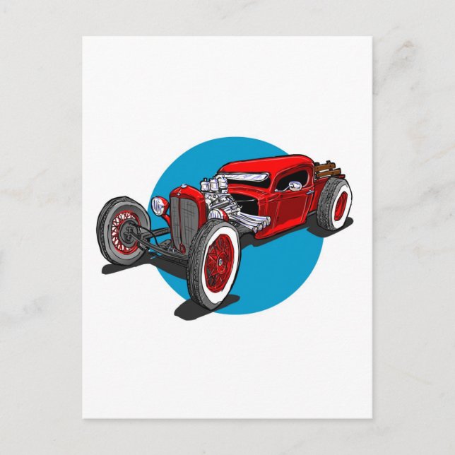 Carte Postale Camion de Ratrod (Devant)