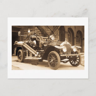 Carte Postale Camion d'incendie La France 1924