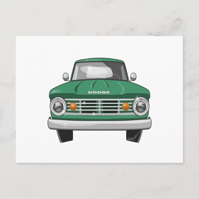 Carte Postale Camion Dodge Fargo 1967 (Devant)