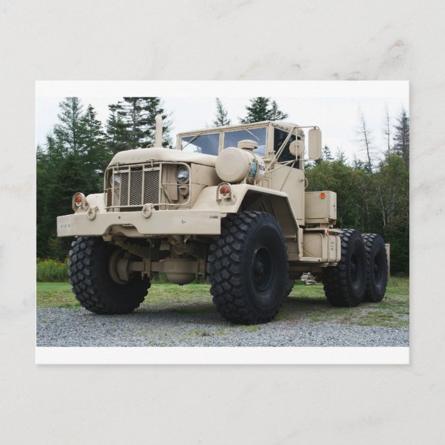 CARTE POSTALE CAMION MILITAIRE KAISER 1970 (Devant)