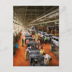 Carte Postale Camion - Usine - Certains assemblages requis 1942