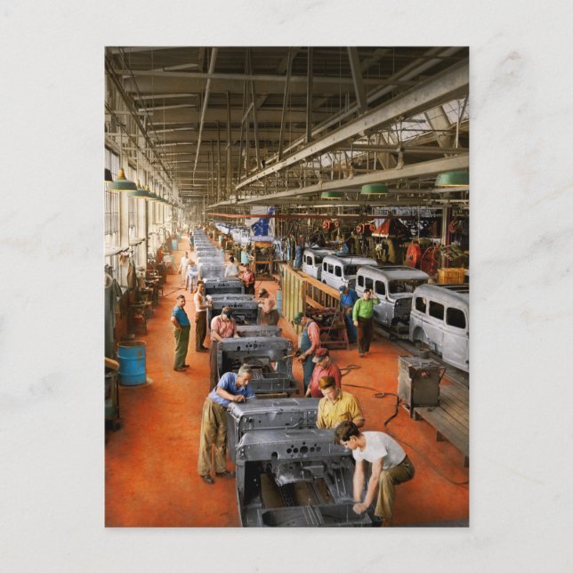 Carte Postale Camion - Usine - Certains assemblages requis 1942 (Devant)