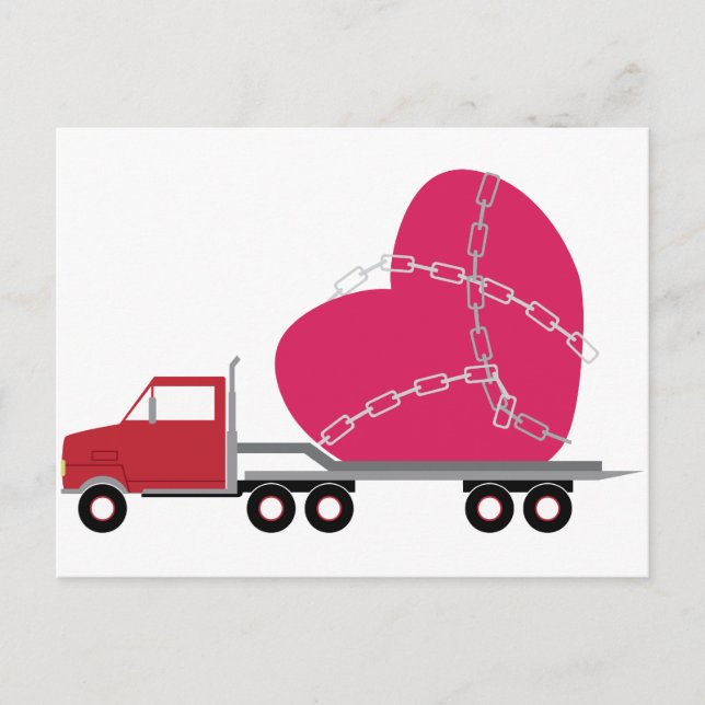 Carte Postale Camion Valentine (Devant)