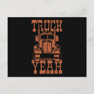 Carte Postale CAMION YEAH Big Rig Camion Camion Camionneur Camio
