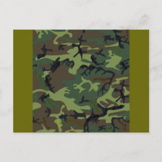 Carte Postale Camouflage de camouflage