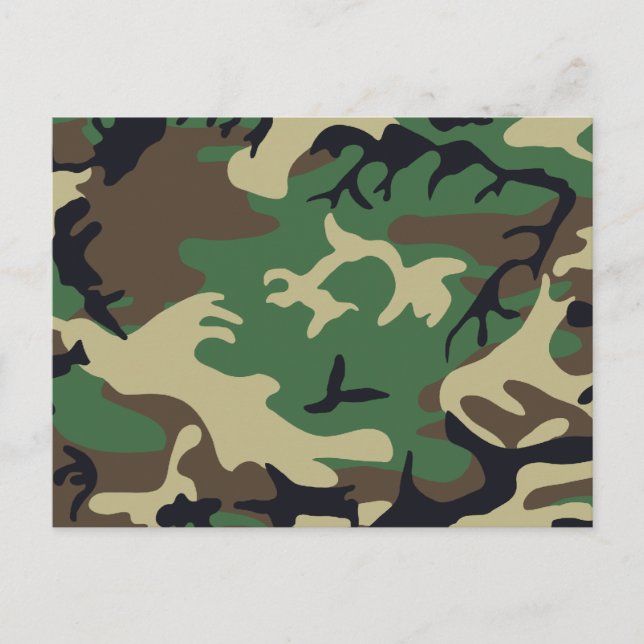 Carte Postale Camouflage militaire (Devant)