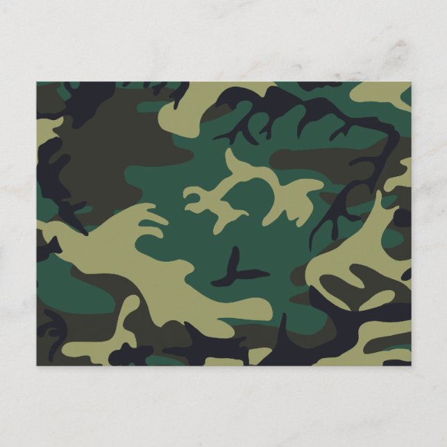 Carte Postale Camouflage militaire (Devant)