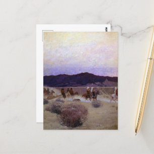 Carte Postale Camp de déménagement par Newell Convers Wyeth