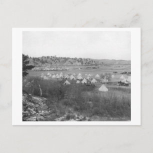 Carte Postale Camp du général Brook près de Pine Ridge