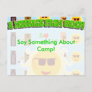 Carte Postale Camp stationnaire