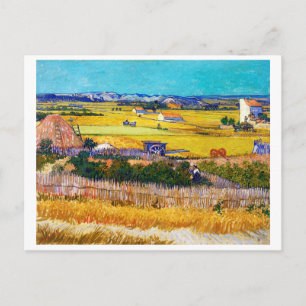 Carte Postale Campagne d'automne, Van Gogh