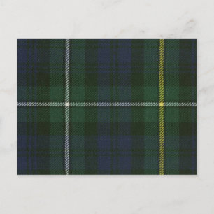 Carte postale Campbell d'Argyll Tartan moderne Imp