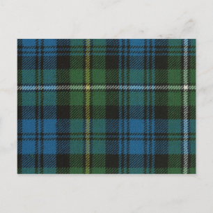 Carte postale Campbell de Argyll Tartan antique Im