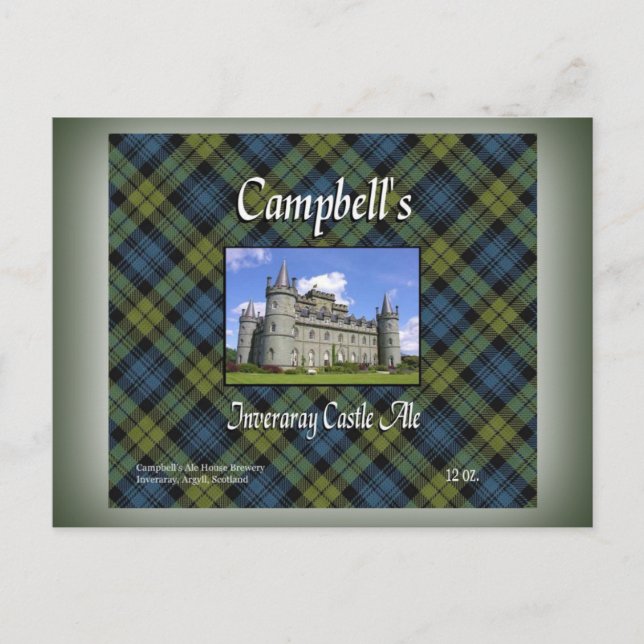 Carte Postale Campbell's Inveraray Castle Ale (Devant)