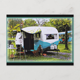 Carte Postale Camper vintage
