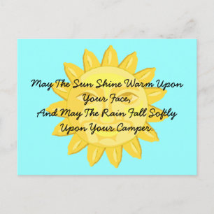 Carte postale Camping Amis Salutation RV park Camp