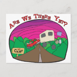 Carte Postale Camping amusant