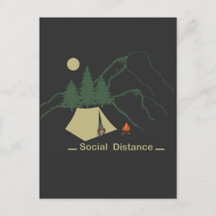 Carte Postale Camping amusant