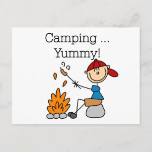 Carte Postale Camping est Yummy Tshirts et cadeaux