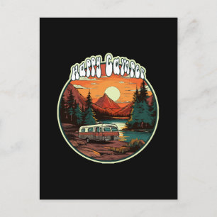 Carte Postale Camping heureux